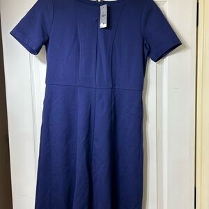 Ann Taylor Classic Navy Midi Dress